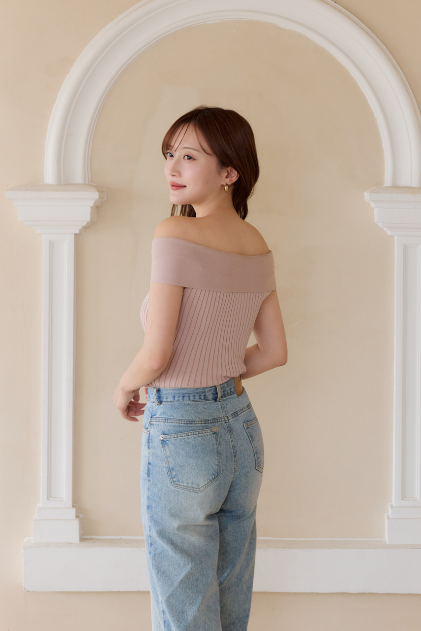 コントゥアリボンニットトップス – poláura OFFICIAL ONLINE STORE コントゥアリボンニットトップス – poláura OFFICIAL ONLINE STORE