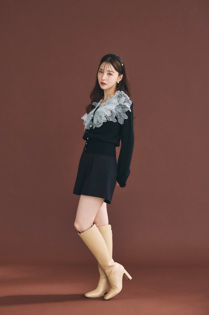 レースフリルカーディガン – poláura OFFICIAL ONLINE STORE