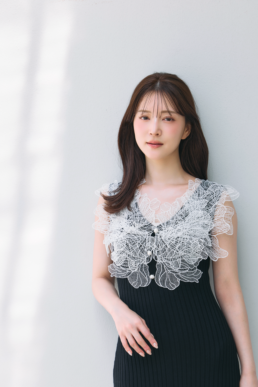 レースフリルニットワンピース – poláura OFFICIAL ONLINE STORE