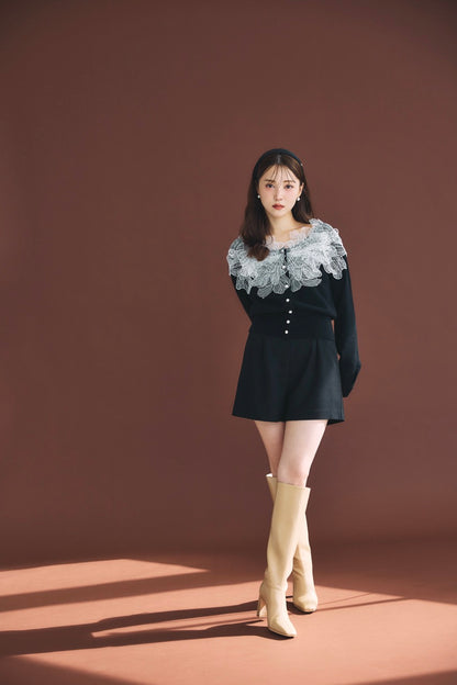 モデル身長：160cm カラー：black