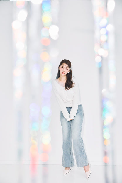 モデル身長：160cm カラー：offwhite サイズ(ボトムス)：S