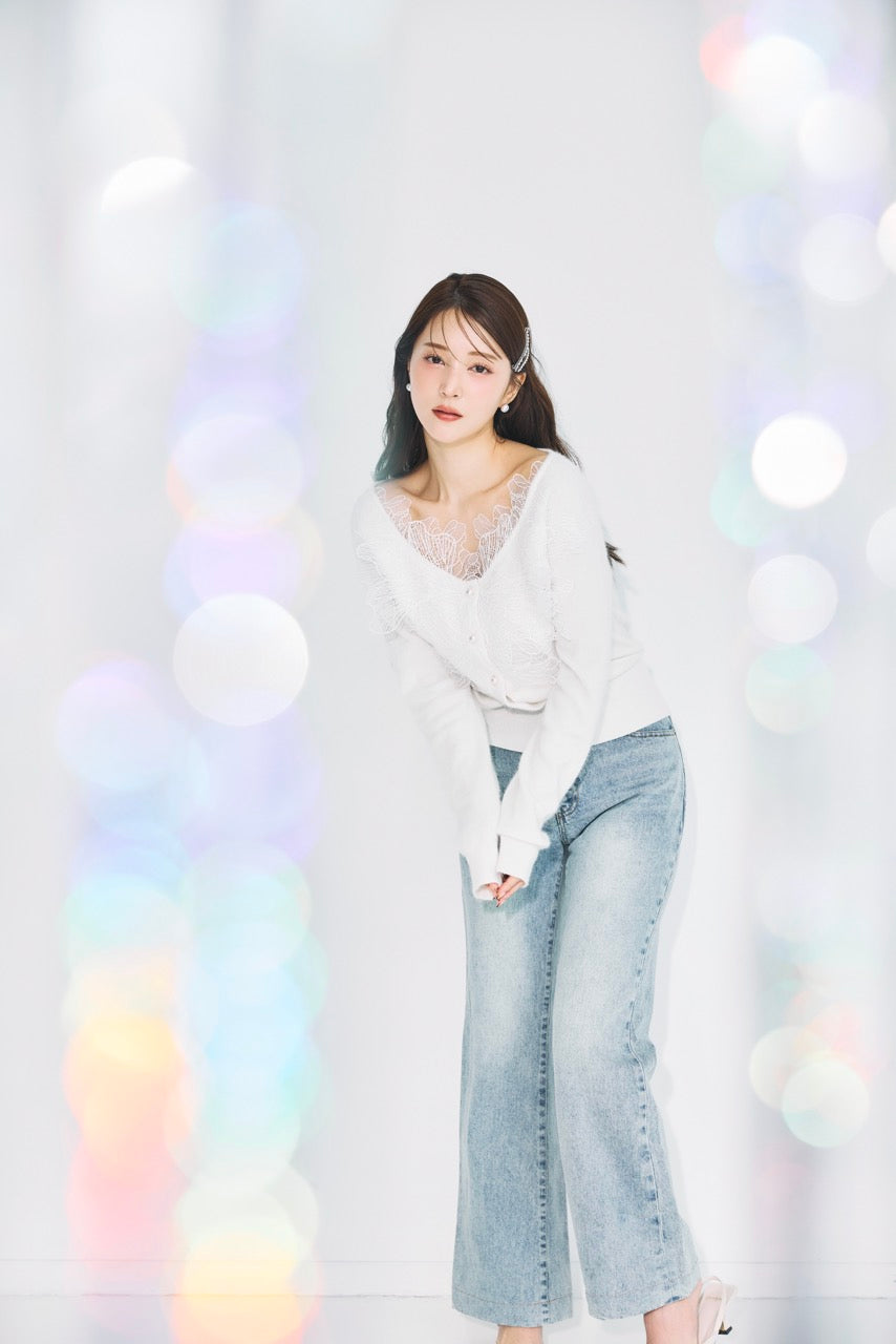 モデル身長：160cm カラー：offwhite サイズ(ボトムス)：S