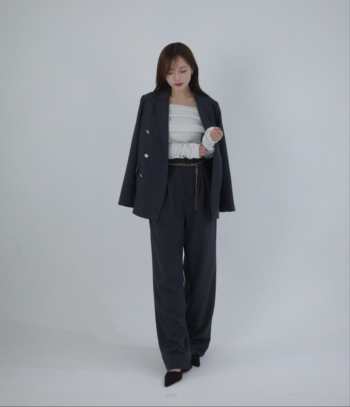 モデル身長：166cm　サイズ：M　カラー：grey