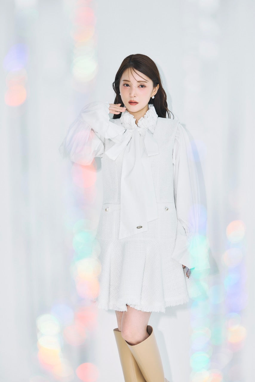 クラシカルツイードフレアミニワンピース – poláura OFFICIAL ONLINE STORE