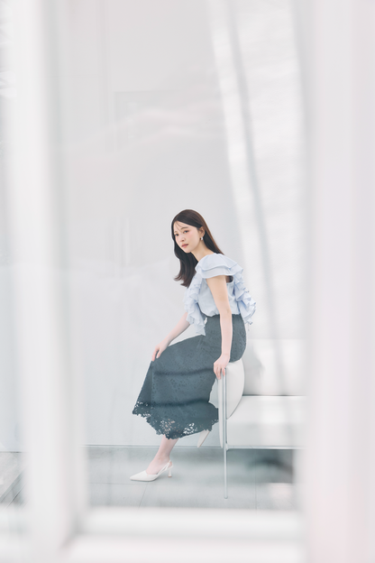 アリュールレースペンシルスカート