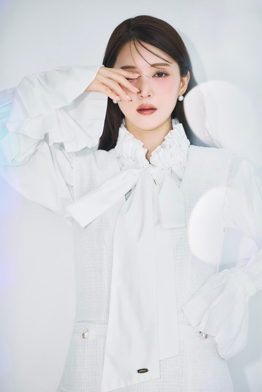 モデル身長：160cm カラー：off white