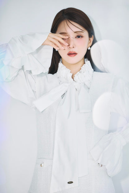 モデル身長：160cm カラー：off white