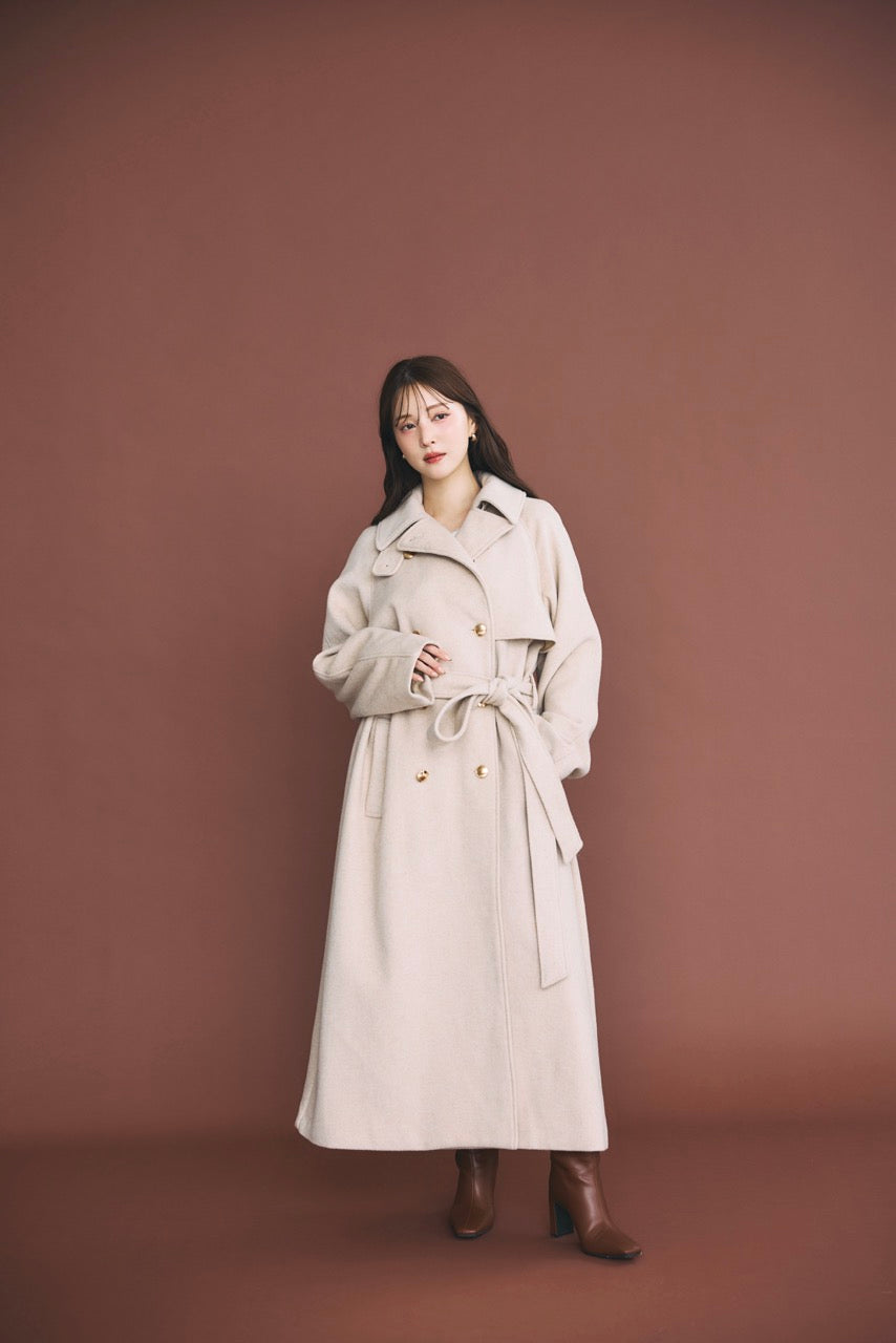 モデル身長：160cm カラー：beige