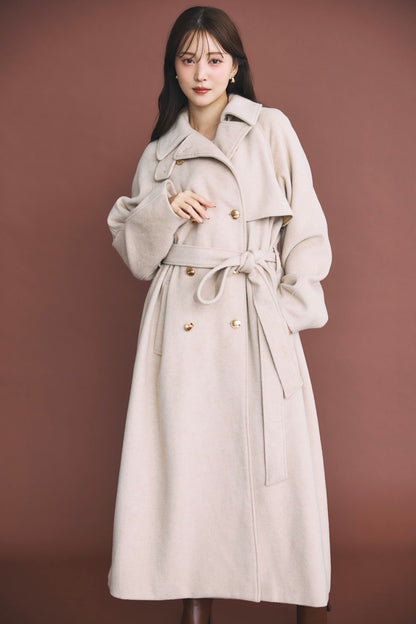 モデル身長：160cm カラー：beige