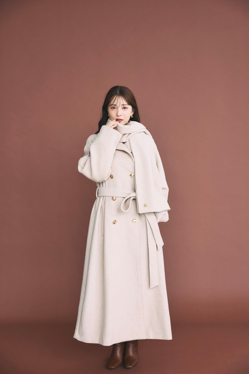 モデル身長：160cm カラー：beige