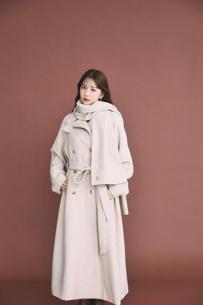 モデル身長：160cm カラー：beige