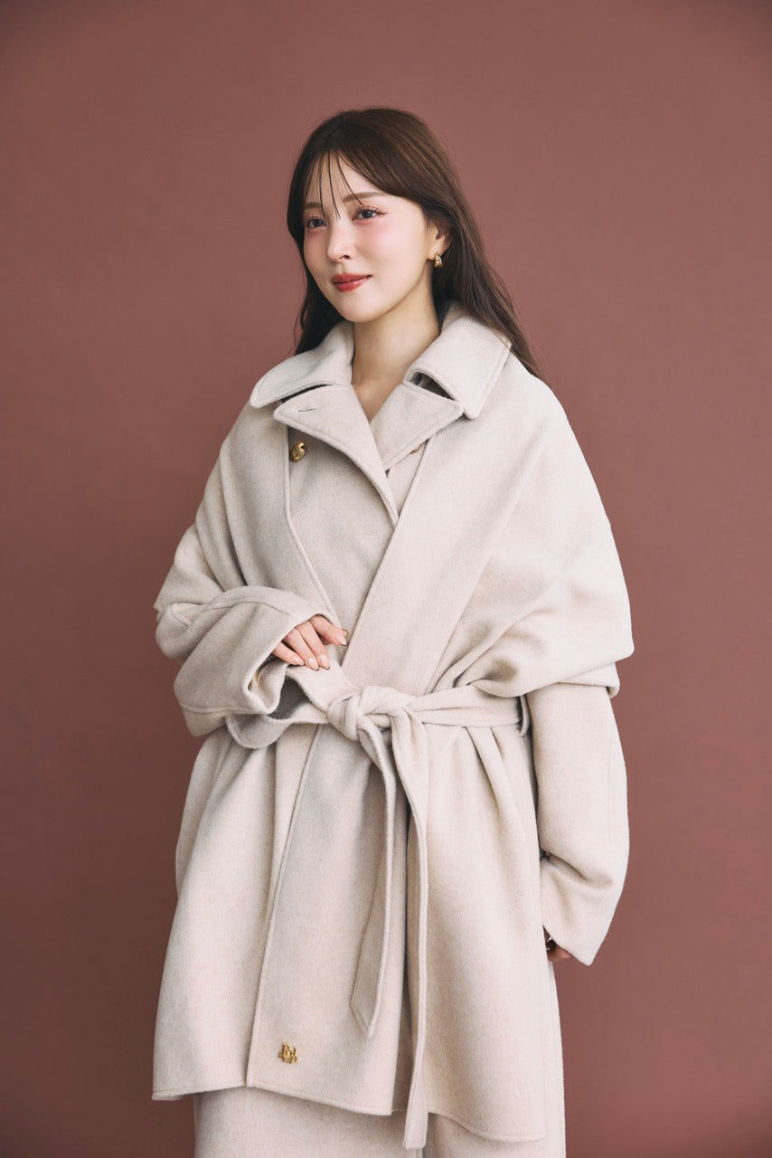 MANY WAYウールロングトレンチコート – poláura OFFICIAL ONLINE STORE