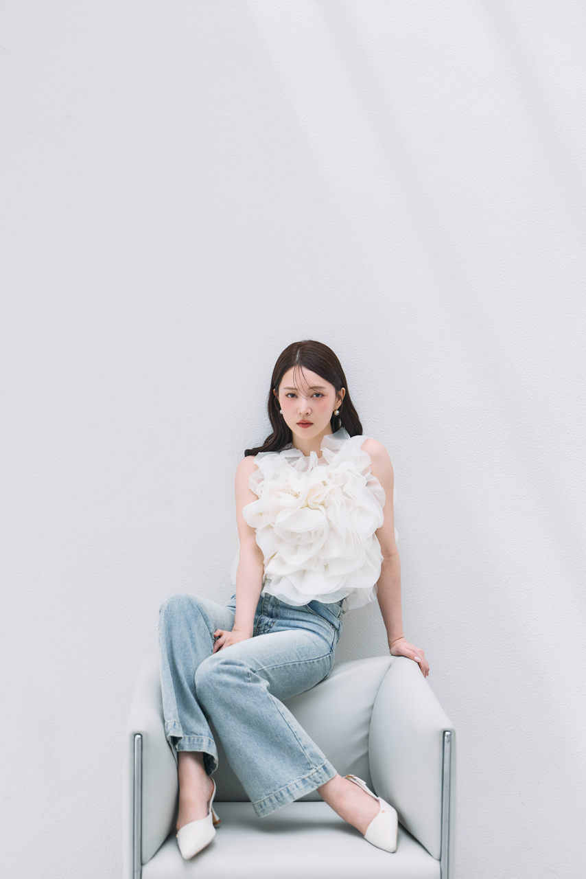 着用モデル：160cm カラー：off white