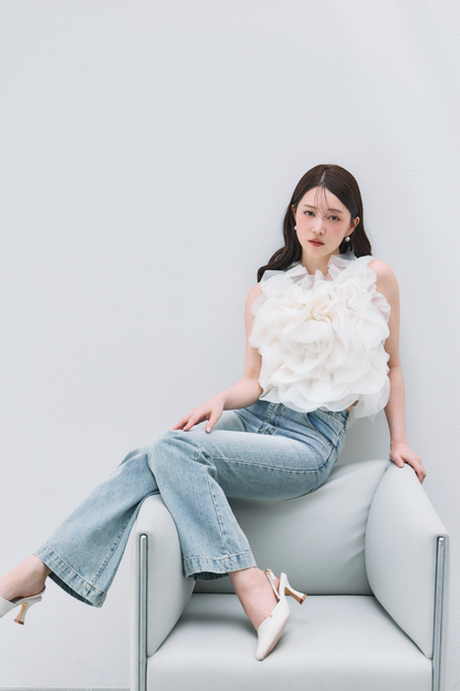 着用モデル：160cm カラー：off white