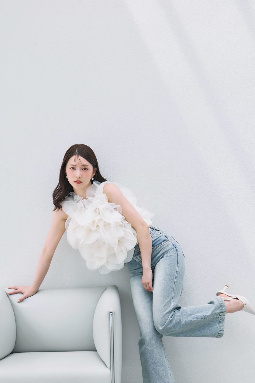 着用モデル：160cm カラー：off white