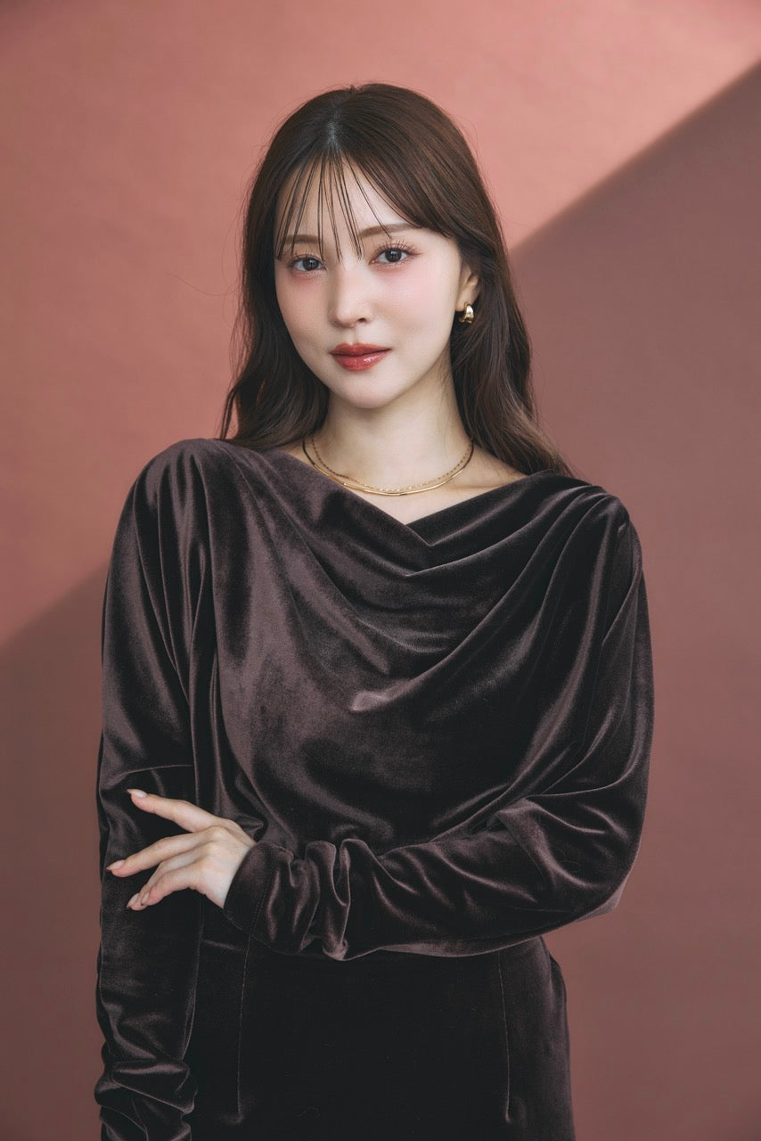 モデル身長：160cm カラー：brown