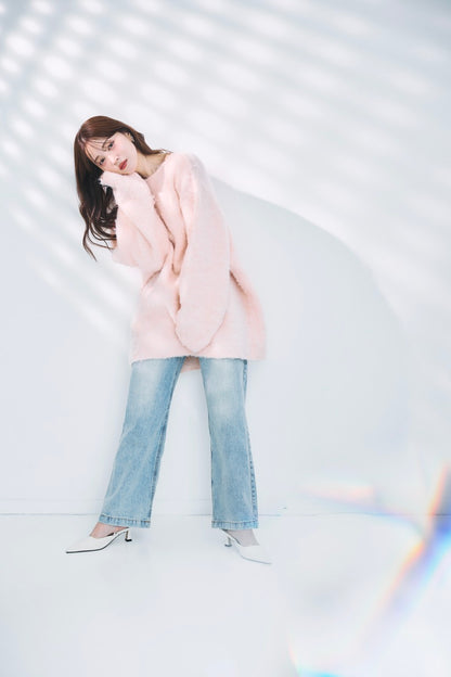 モデル身長：160cm カラー：light pink サイズ(ボトムス)：S