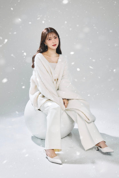 モデル身長：160cm カラー：white