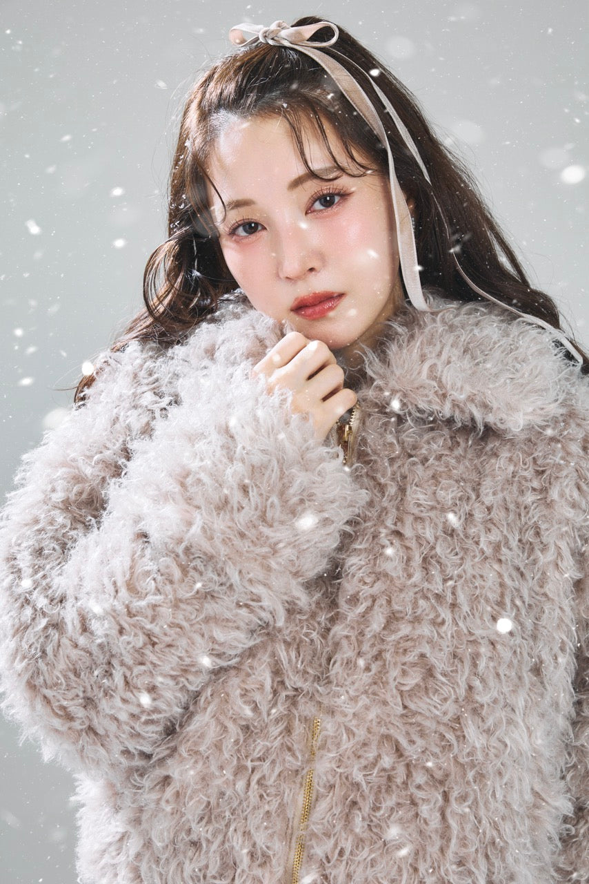 モデル身長：160cm カラー：beige