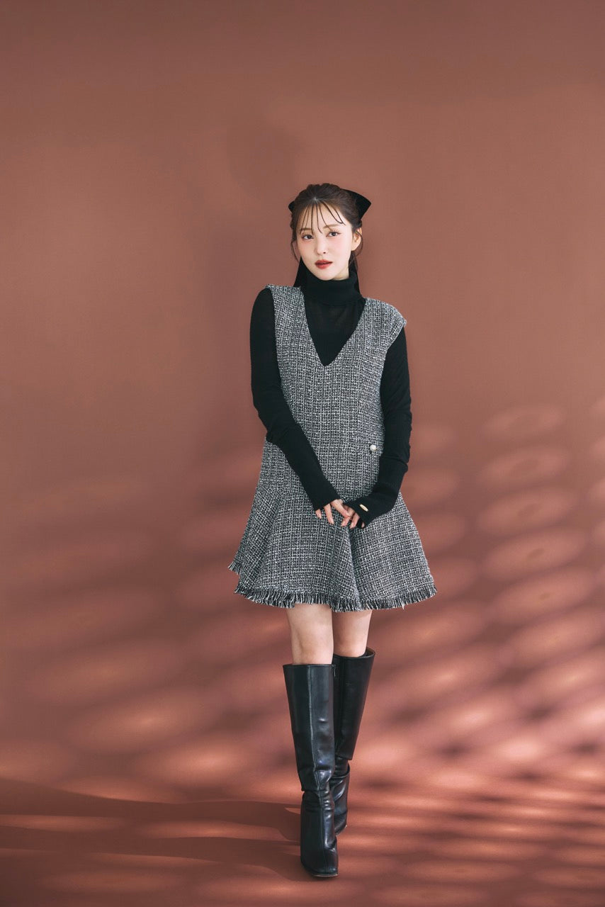 モデル身長：160cm カラー：mix