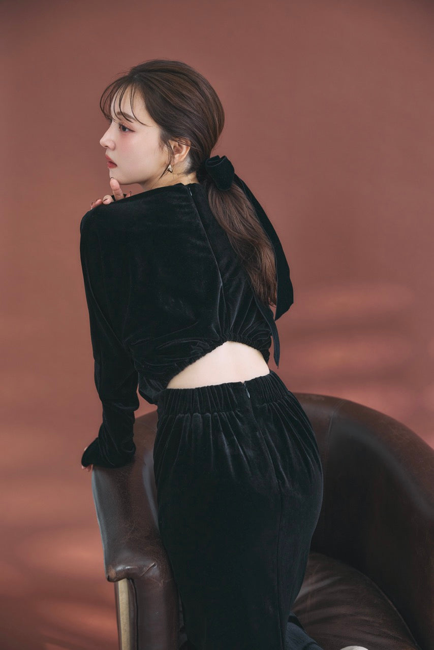 モデル身長：160cm カラー：black