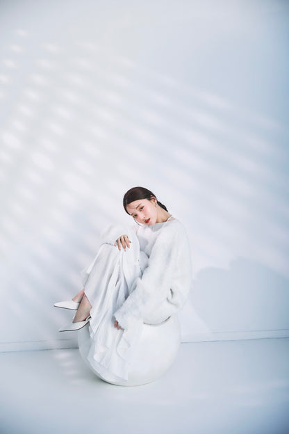 モデル身長：160cm カラー：off white