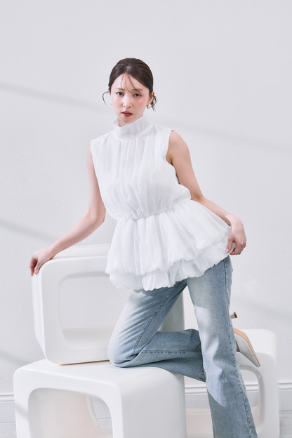 着用モデル：160cm カラー：off white