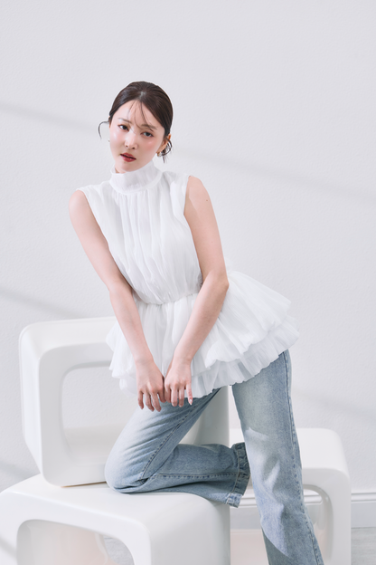 着用モデル：160cm カラー：off white