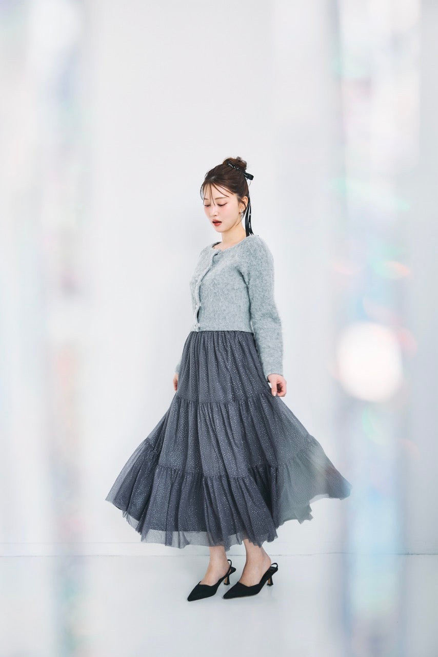 モデル身長：160cm カラー：grey