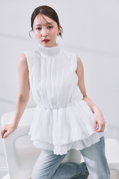 着用モデル：160cm カラー：off white