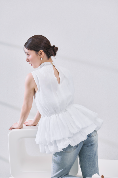 着用モデル：160cm カラー：off white