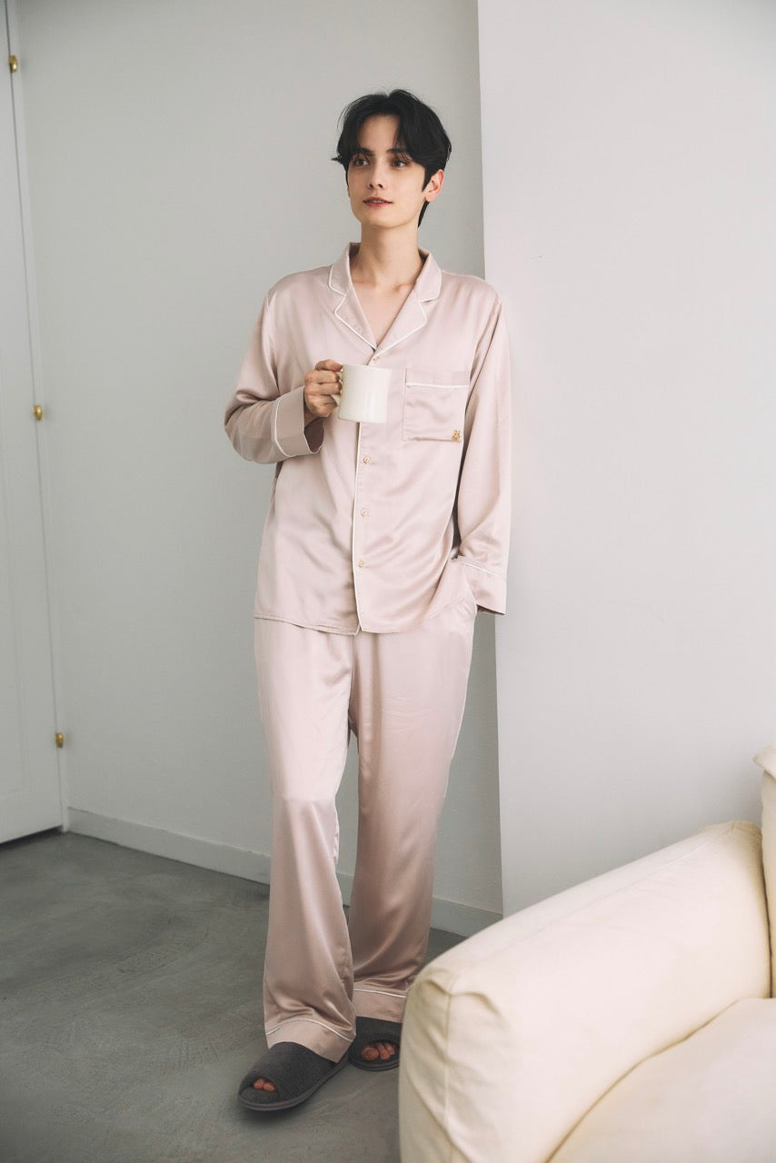 メンズモデル身長：180cm サイズ：メンズL カラー：pink