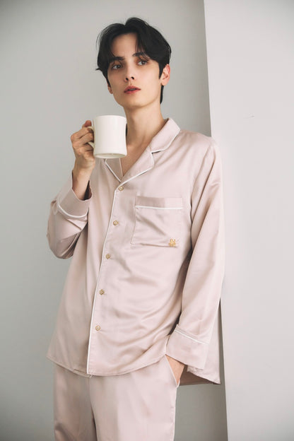 メンズモデル身長：180cm サイズ：メンズL カラー：pink