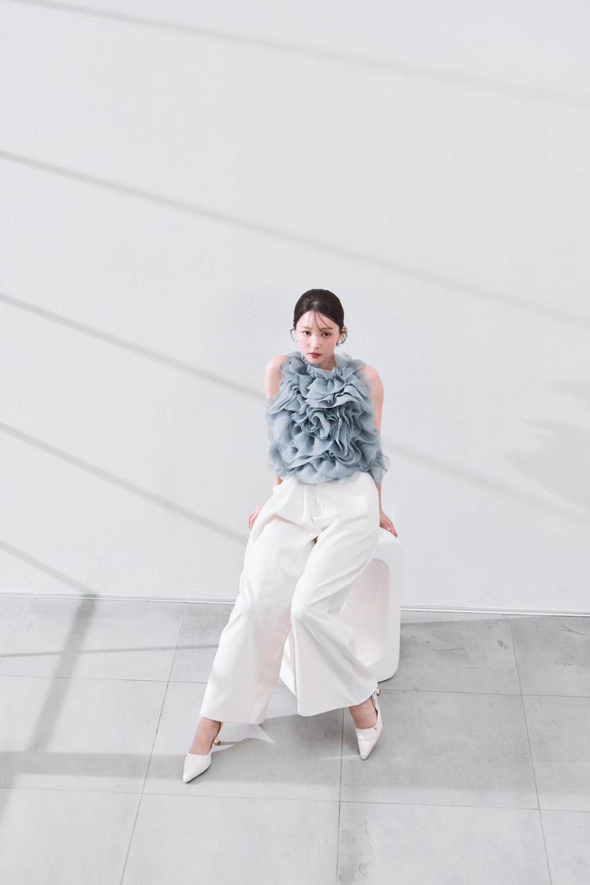 着用モデル：160cm カラー：grey