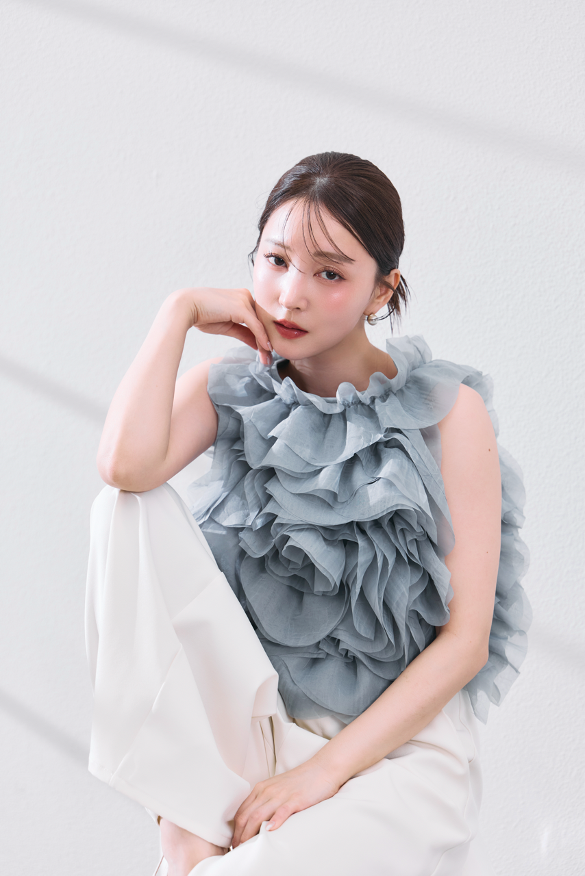 着用モデル：160cm カラー：grey