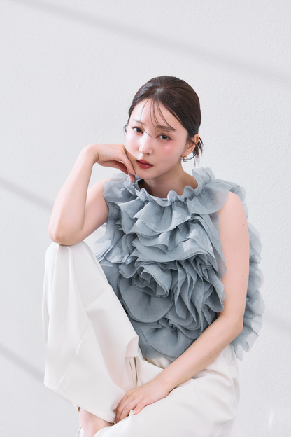着用モデル：160cm カラー：grey