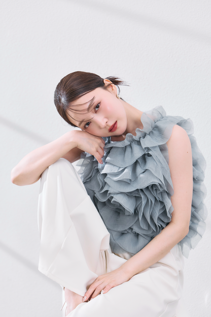 着用モデル：160cm カラー：grey